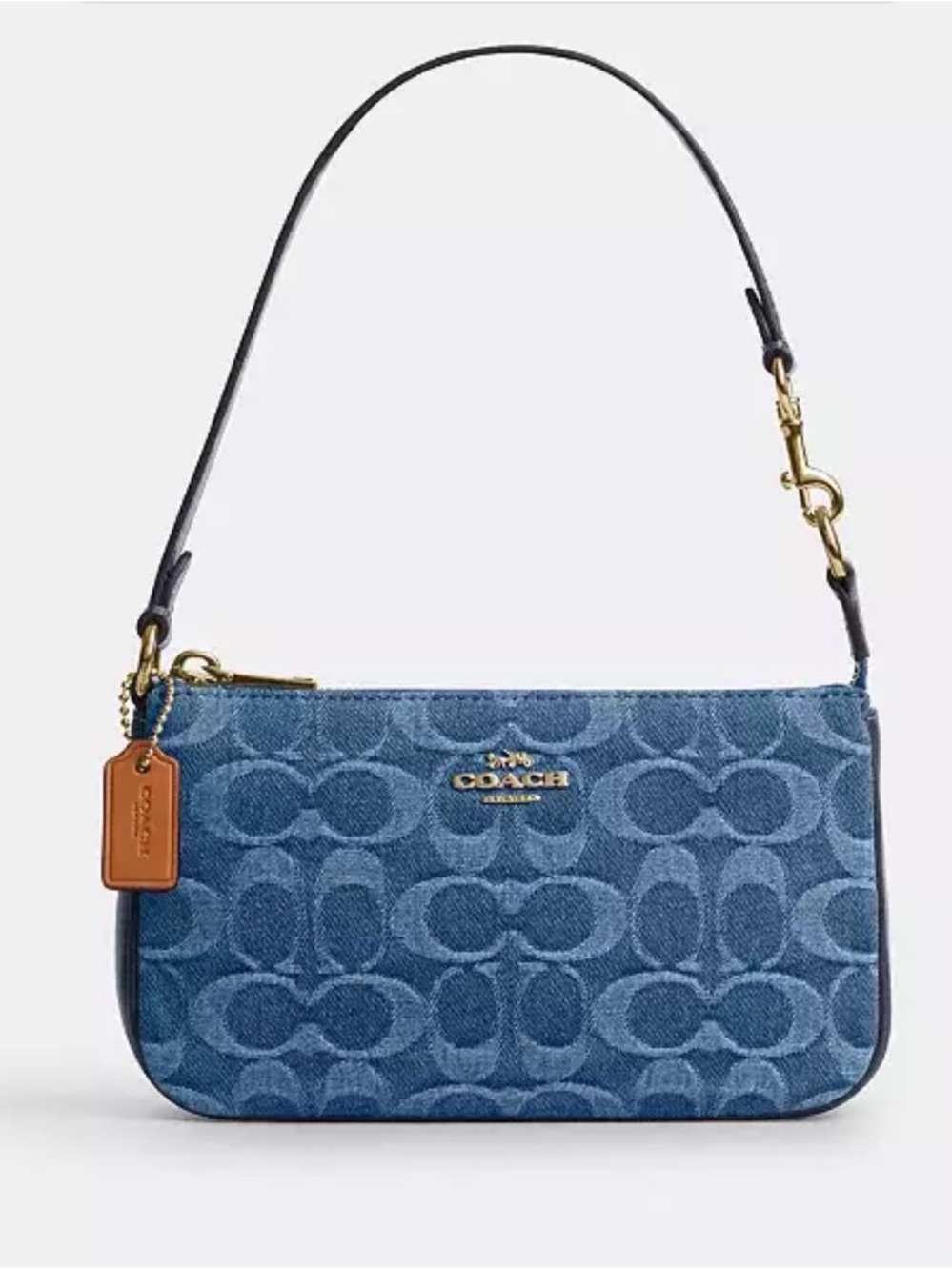 Coach Nolita 19 In Signature Denim